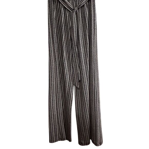 Maxine Nichols Women's Striped Wide-Leg Pants Black Size tag missing see listin - Picture 1 of 7